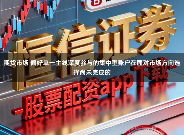 期货市场 偏好单一主线深度参与的集中型账户在面对市场方向选择尚未完成的