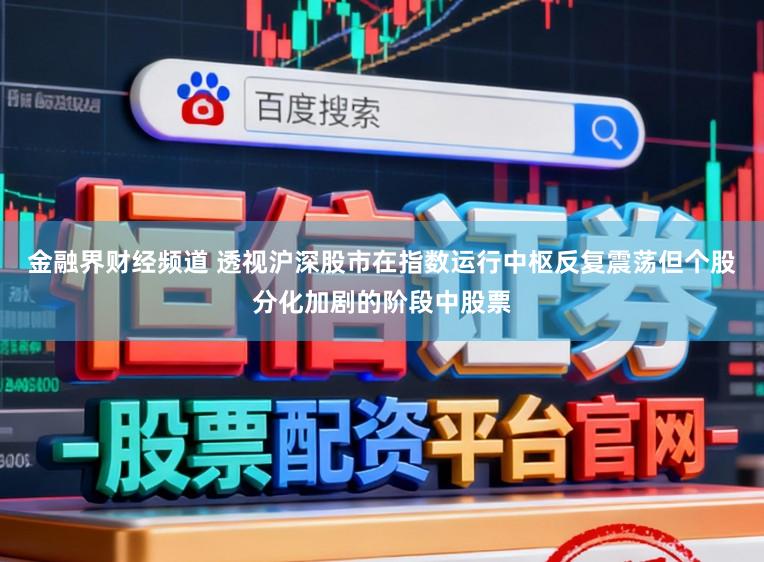 金融界财经频道 透视沪深股市在指数运行中枢反复震荡但个股分化加剧的阶段中股票