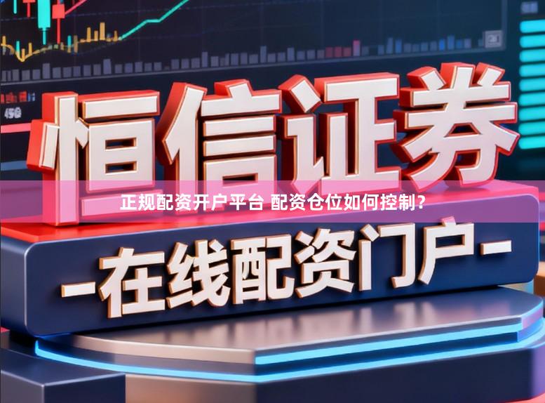 正规配资开户平台 配资仓位如何控制？
