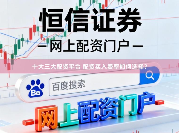 十大三大配资平台 配资买入费率如何选择？